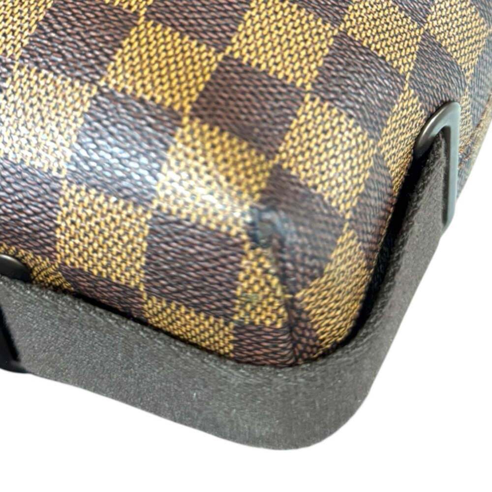 LOUIS VUITTON Authentic Brown Damier Canvas Shoulder Bag - Picture 12 of 15
